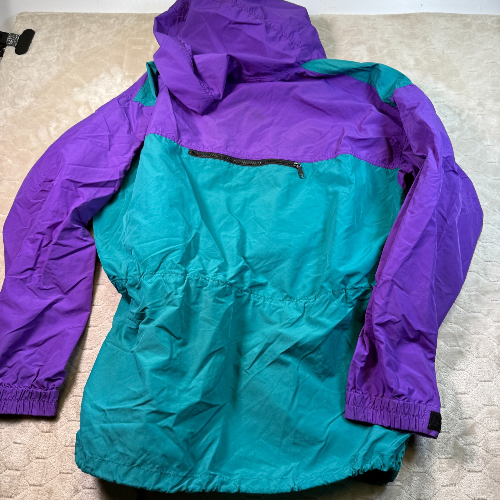 VTG 80s 90s Windbreaker Multicolor Sierra Designs Hooded Nylon Jacket