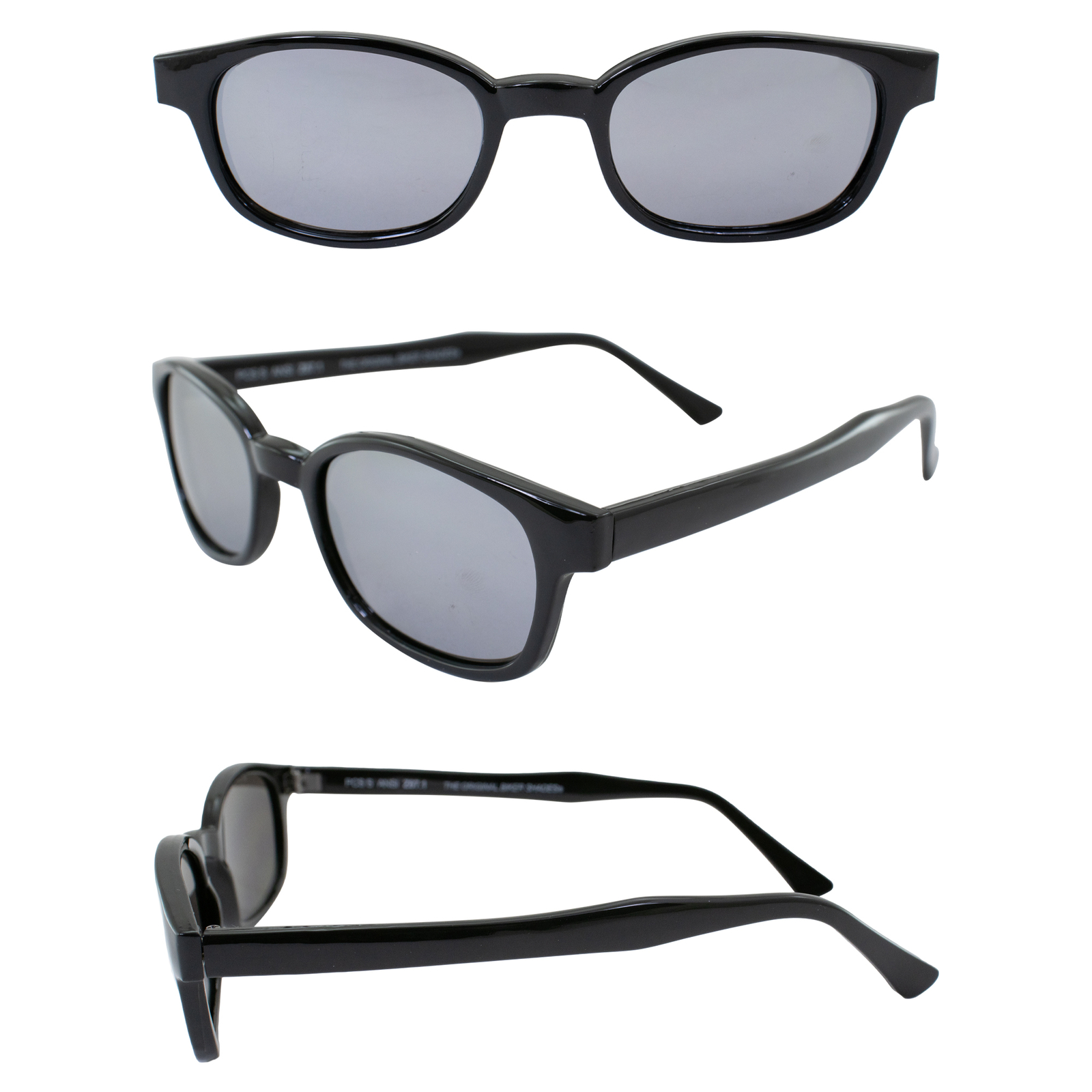 Original KD’s SILVER MIRROR Sunglasses Motorcycle Glasses With Pouch 20110
