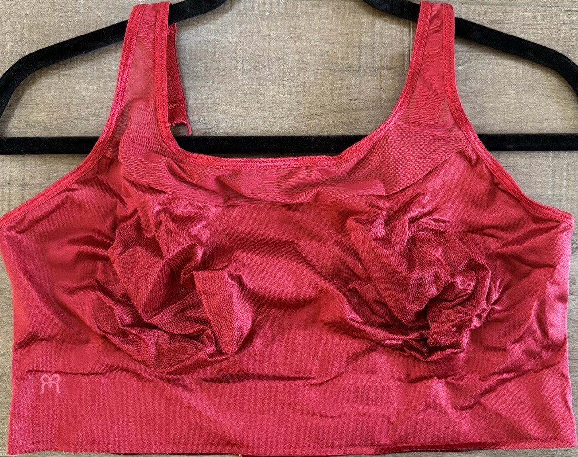 Ruby Ribbon Red Sheer Demiette, Size 44