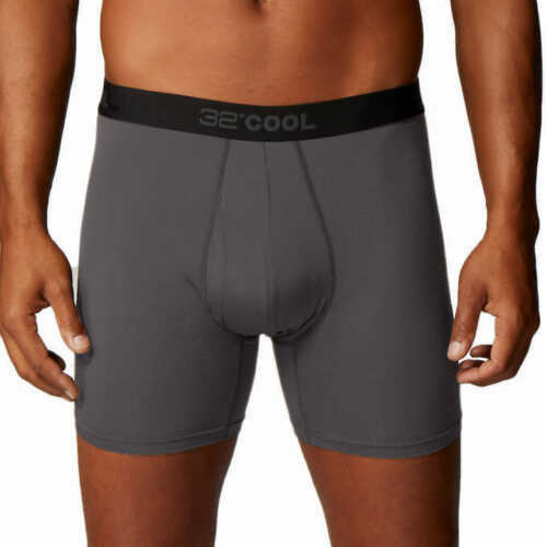 32 Degrees mens Boxer Quick Dry Briefs , 2 Pack, 3 Pack