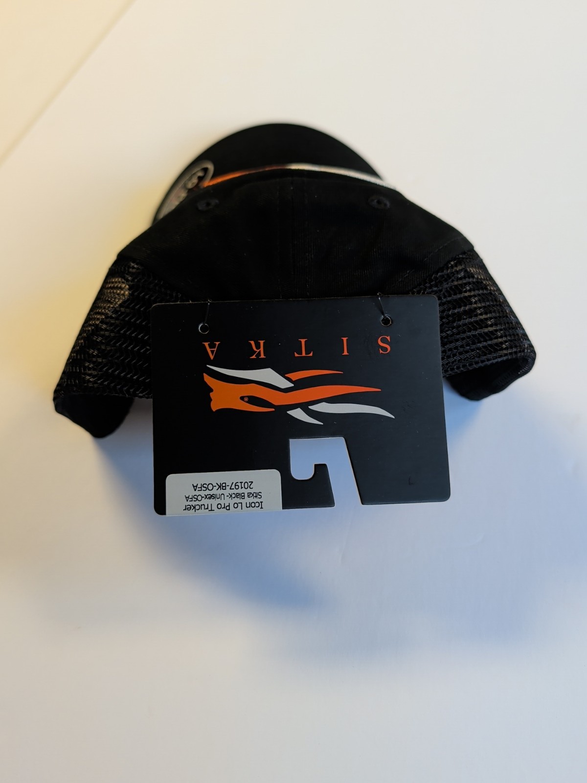 SITKA Hunting Classic Icon Lo-Pro Trucker Hat/Cap Black NEW