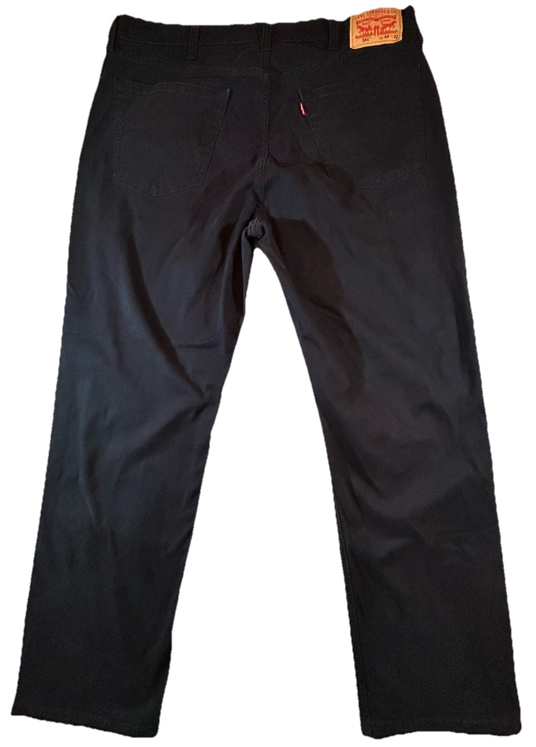LEVI’S STRAUSS Men’s 40×32 All Seasons Tech Black Straight Classic 5Pocket Jeans