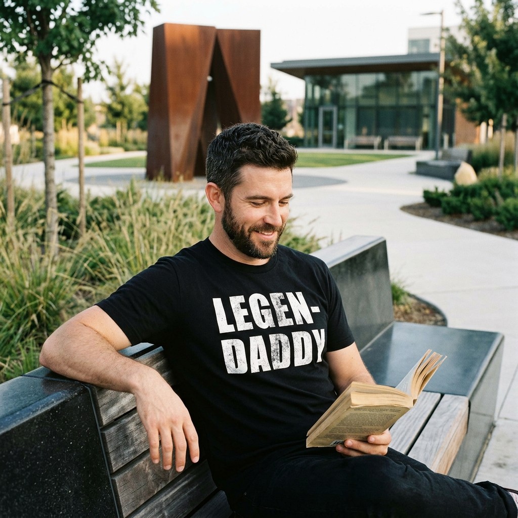 Mens Funny T Shirts Legendaddy Sarcastic Fathers Day Novelty Tee for Men