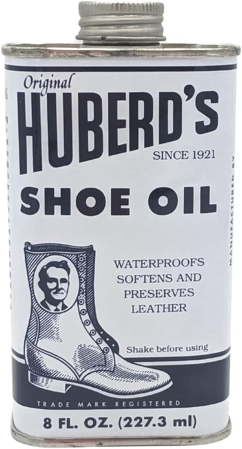 Huberd’S Shoe Oil – Leather Conditioner and Waterproofer since 1921. Easy Pour F