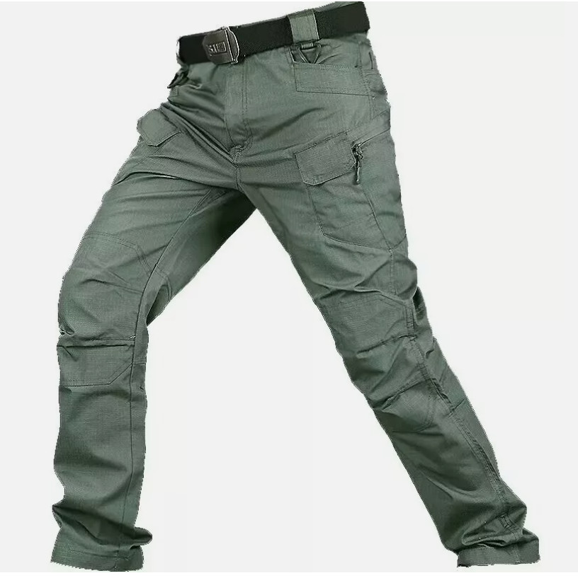 Mens Cargo Pants Work Combat Pants Outdoor Hiking Waterproof Trousers Tactical