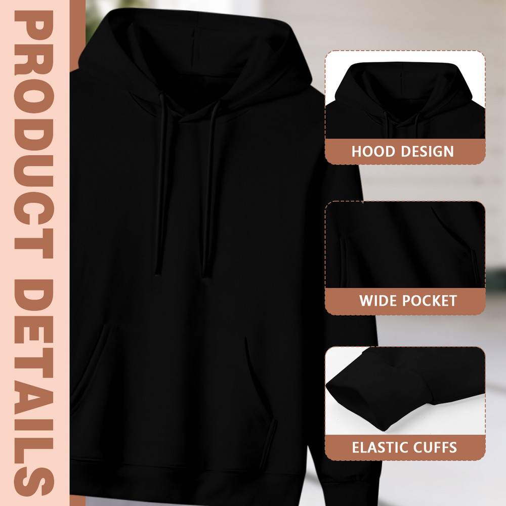 Custom Personalized Hoodie Sweatshirt Print Your Logo Photo Text Unique Gift