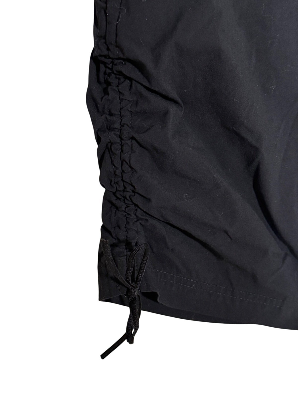 Columbia All Seasons Comfort Stretch Mid Rise Ruched Skort Pockets Size L Black