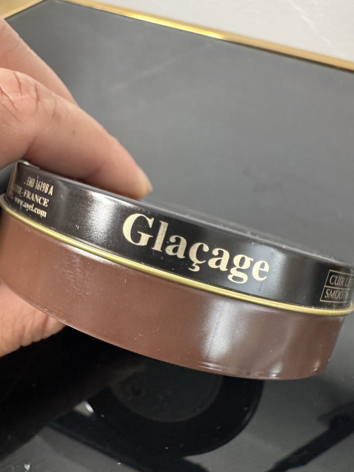 Saphir Medaille d’Or Renovateur 75ml Jar + Glacage Shoe Polish Medium Brown