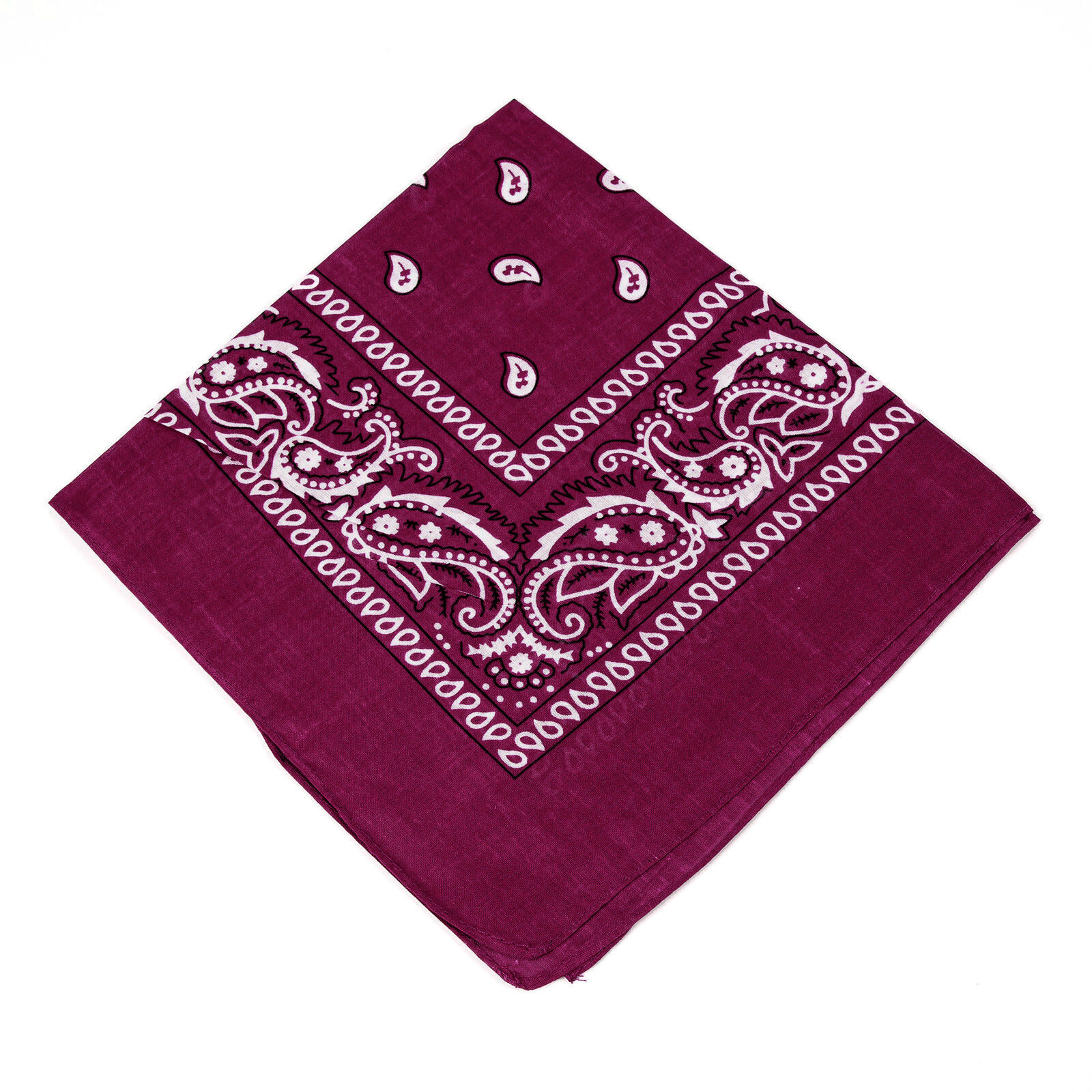 USA Seller 100% Cotton Paisley Bandanas 22″X22″ Scarf Head Neck Bandannas