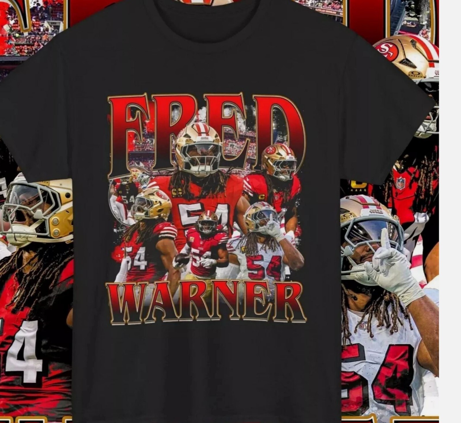 Fred Warner Shirt Graphic Tee Custom Vintage