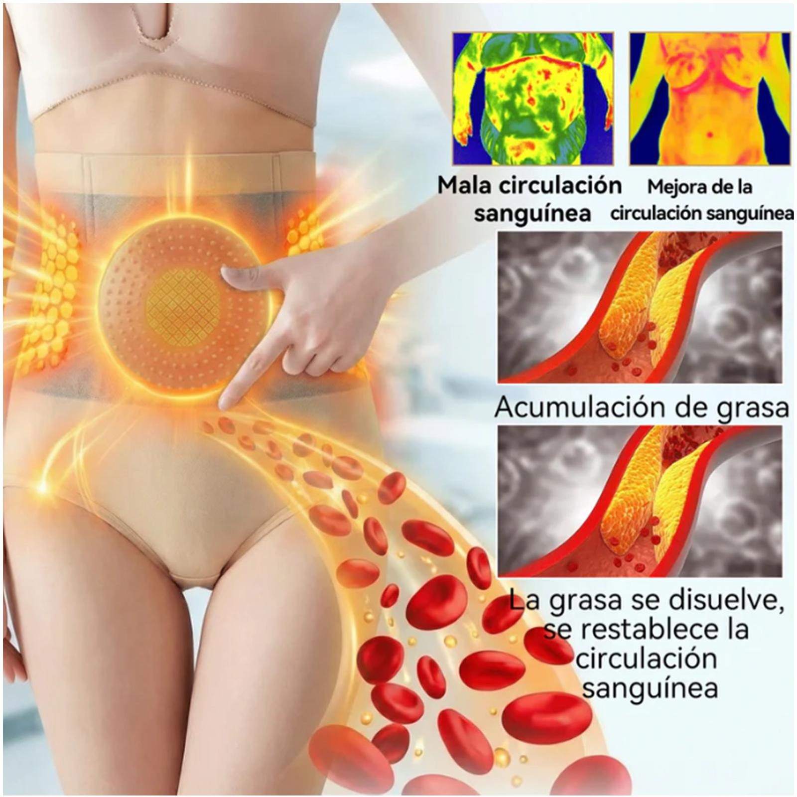 Fat Burning Shorts – Moringa Berberine 4-in-1 Sculpting Weight Loss Shorts