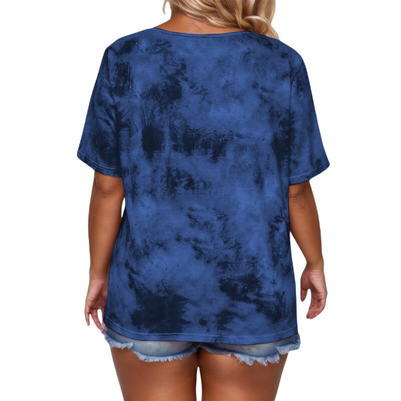 Plus Size Women’s Short Sleeved Comfortable Fabric Breathable T-Shirt Loose