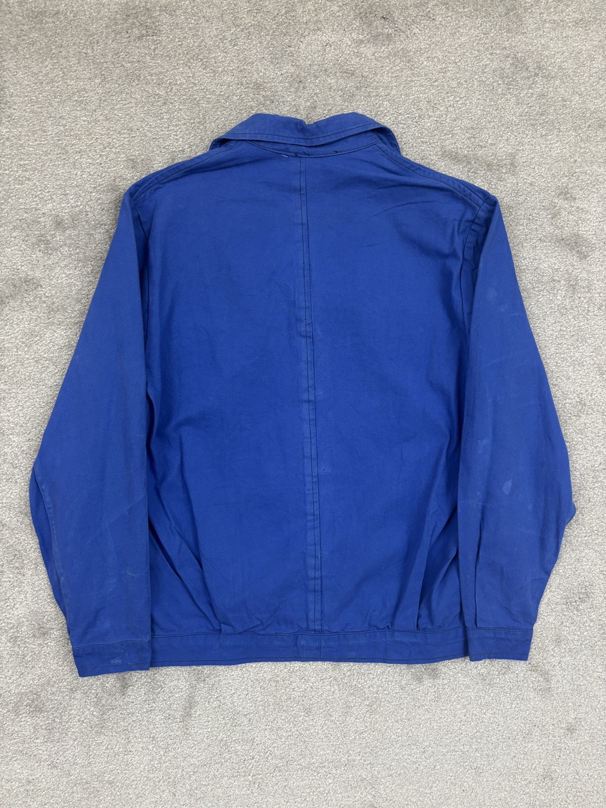 Vintage French Workwear Chore Jacket Blue