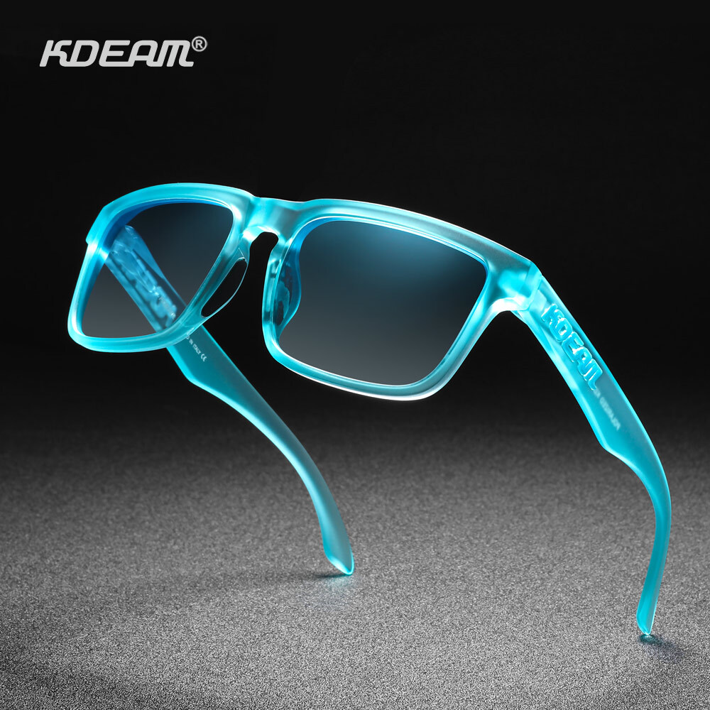 KDEAM Square Polarized Sunglasses Men’s Women Sports Driving UV400 Shade Glasses