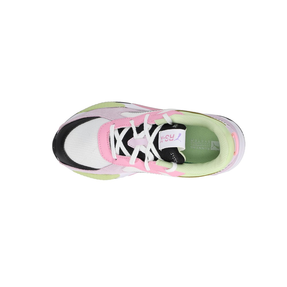 PUMA RsX Bouquet Lace Up Youth Girls Pink, White Sneakers Casual Shoes 38820301