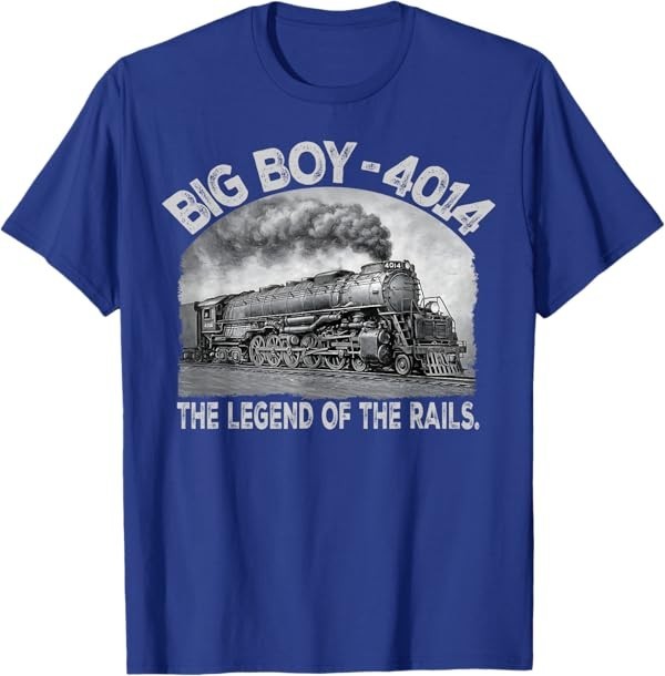 Big Boy 4014 Steam Engine Locomotive Train Vintage Railroad T-Shirt