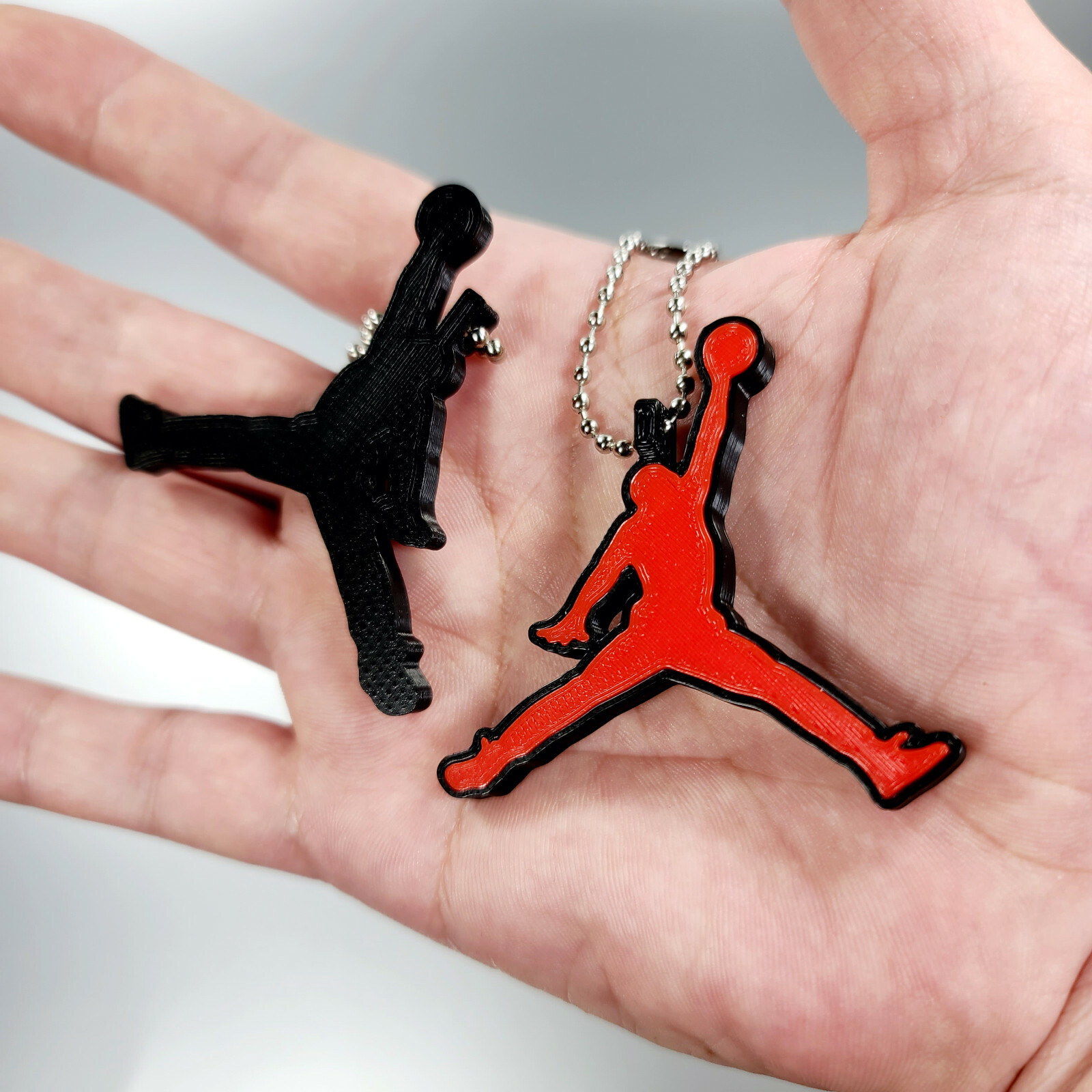 Custom 3D Printed Air Jordan Style HangTag Shoe Tag Key Chain Multi Colors