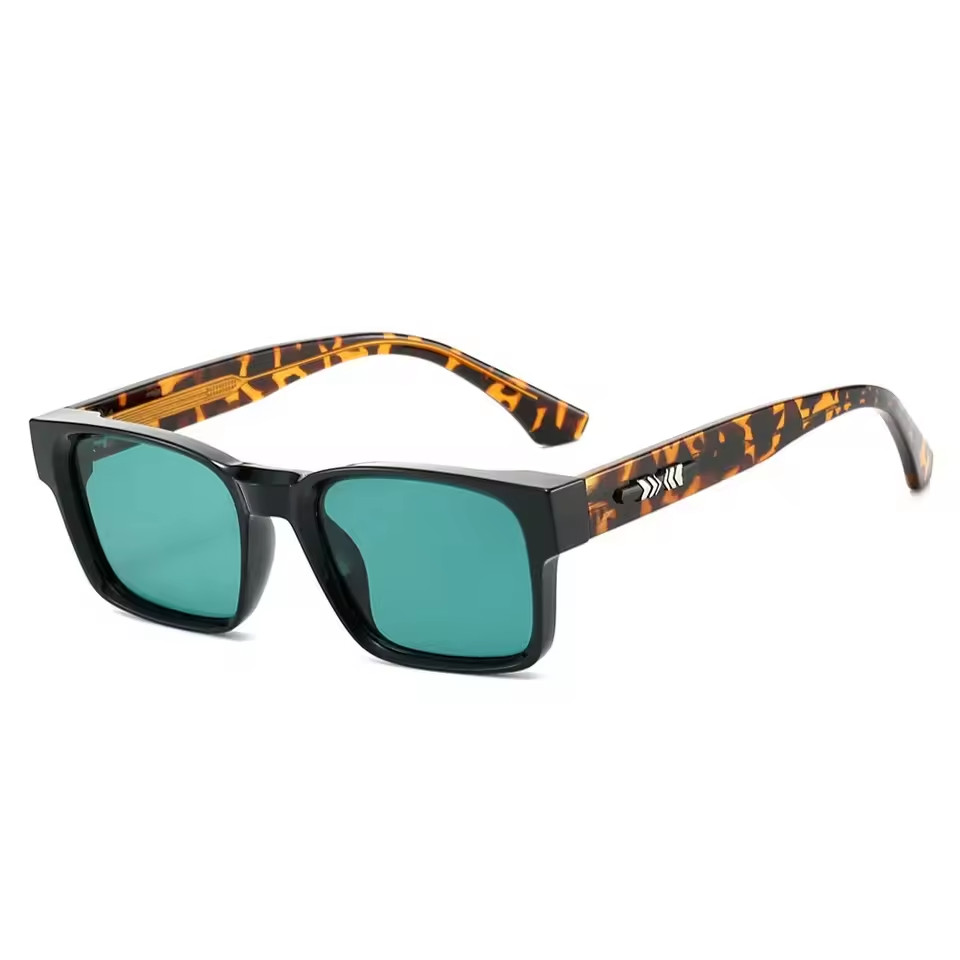Polarized Square Sunglasses Men UV400 Unisex Metal Core Frame Outdoor Driving Fi