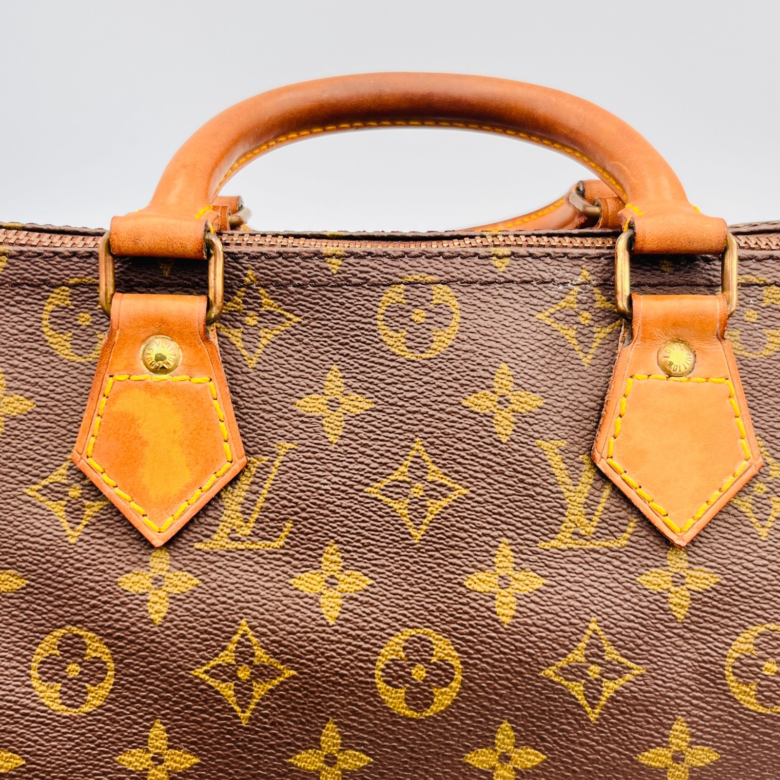 Auth LOUIS VUITTON Monogram Speedy 30 Handbag M41526 Vintage LV Pursh w/Key