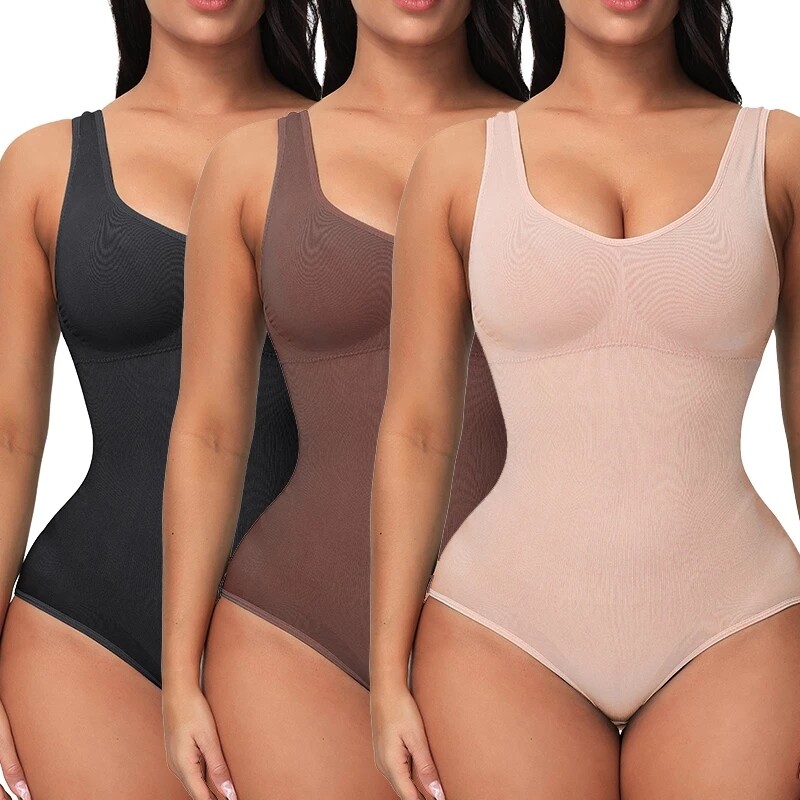 Women Slimming Bodysuits Shapewear Tummy Control Compression Full Body Shaper US