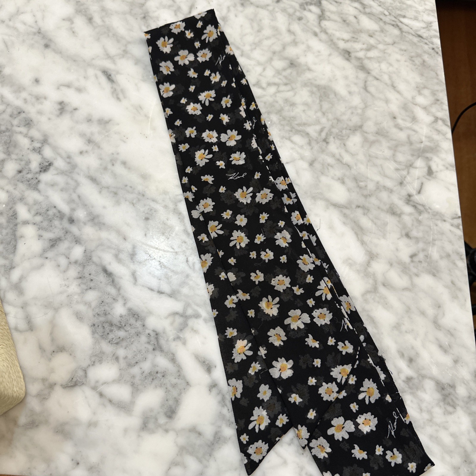 Karl Lagerfeld Wildflower Chiffon Wrap Scarf