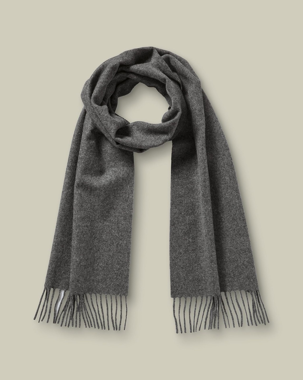 XuoAz Winter Scarf for Men Women – Soft Warm Cashmere Feel Medium, Grey