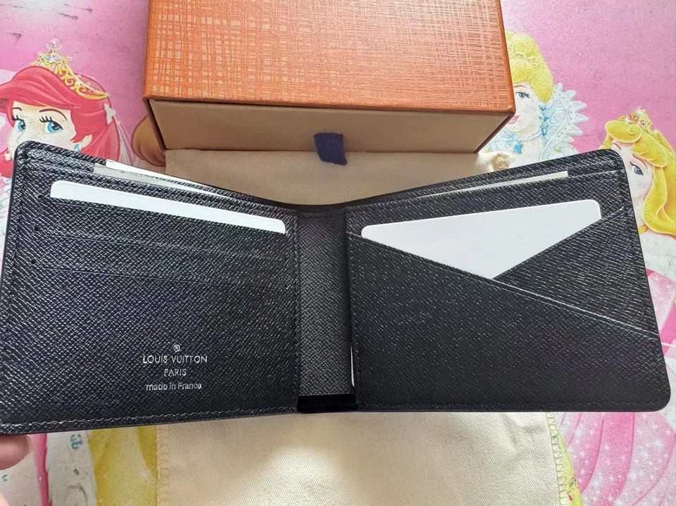 Louis Vuitton Damier Graphite Multiple Bifold Wallet USA Fast Delivery