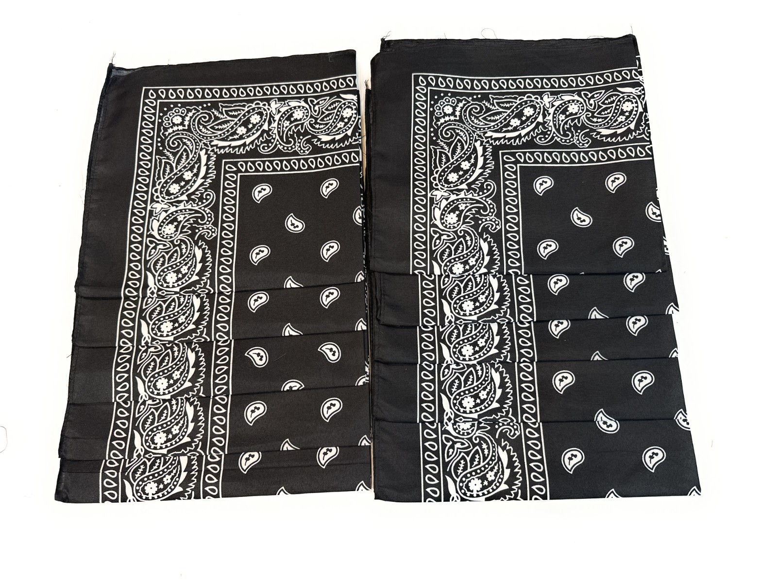 10 Pack Bandanas Paisley Print Cowboy Bandana Handkerchiefs