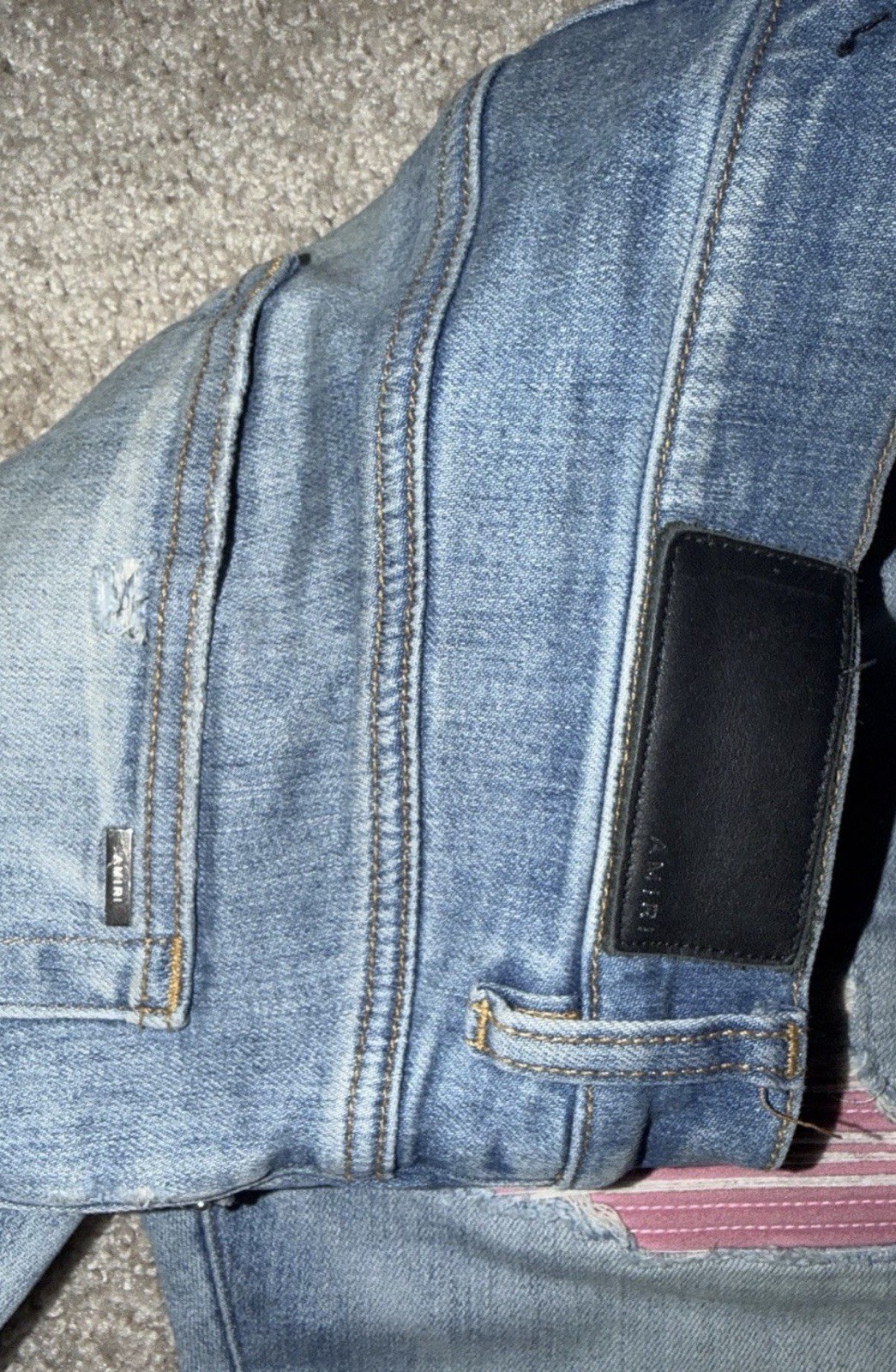 Pink amiri patch mx1