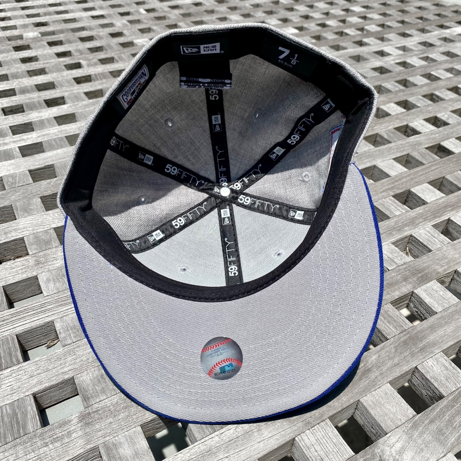 Atlanta Braves 1972 Cooperstown Logo New Era 59FIFTY 2 Tone Fitted Hat 7 1/8