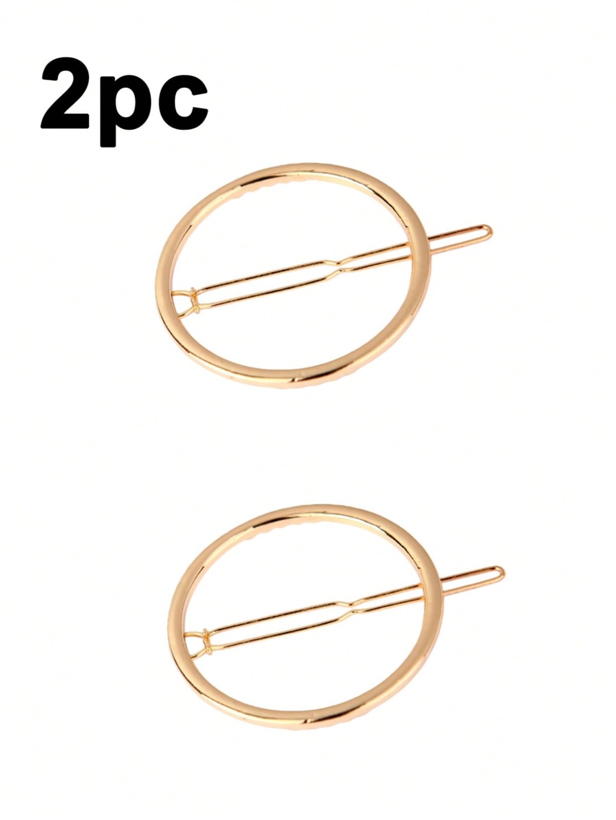 1PCS Hair Clips Minimalist Round Side Clips, Geometric Hair Clips