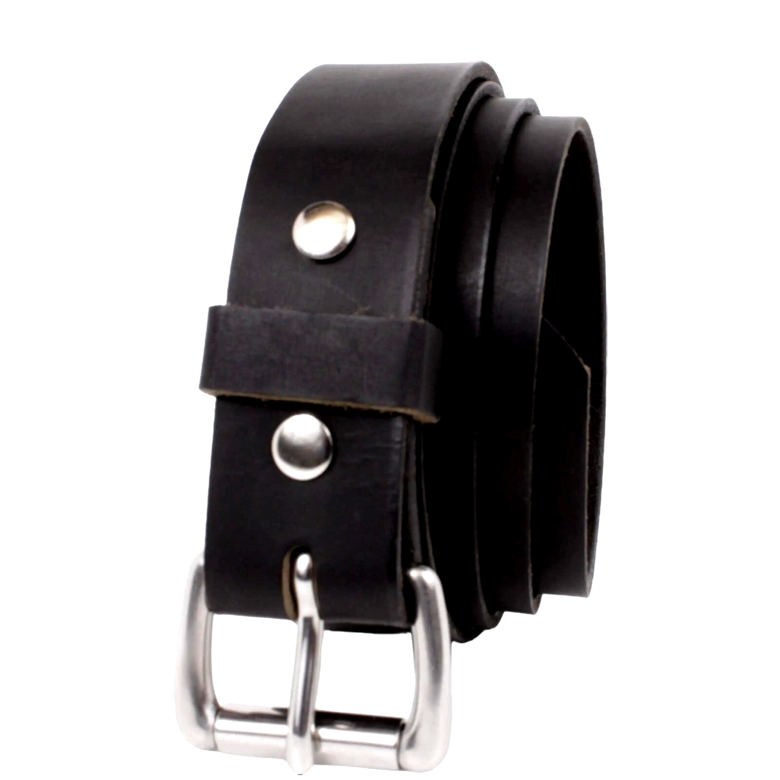 MEN’S GENUINE BUFFALO LEATHER BELT HEAVY DUTY WORK DRESS 1 1/4 _AMISH MADE_1.25″
