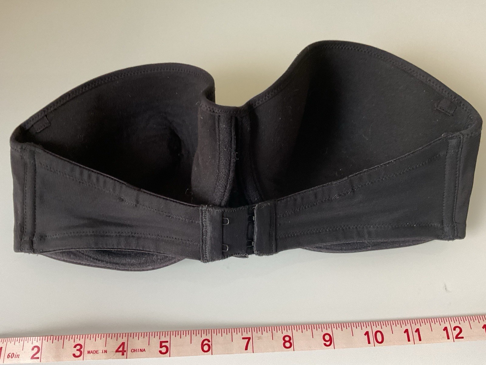 Le Mystére Women’s Swirl Hybrid Underwire Strapless Bra Black 34B