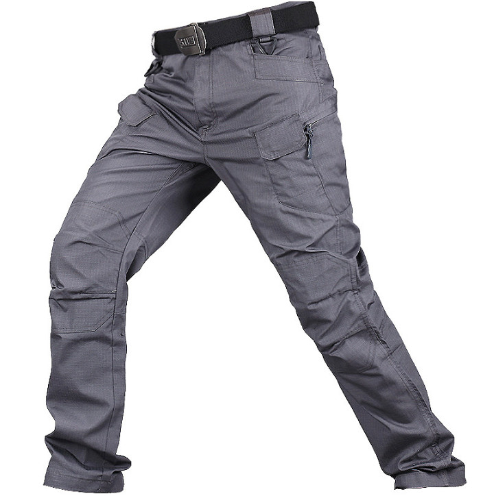 Mens Cargo Pants Work Combat Pants Outdoor Hiking Waterproof Trousers Tactical