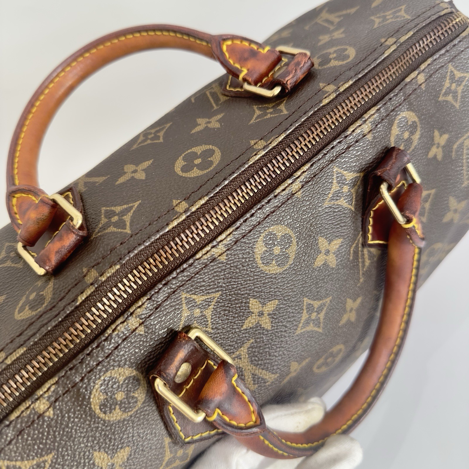 LOUIS VUITTON Speedy 30 M41526 Handbag Boston bag Monogram Brown Women’s Auth
