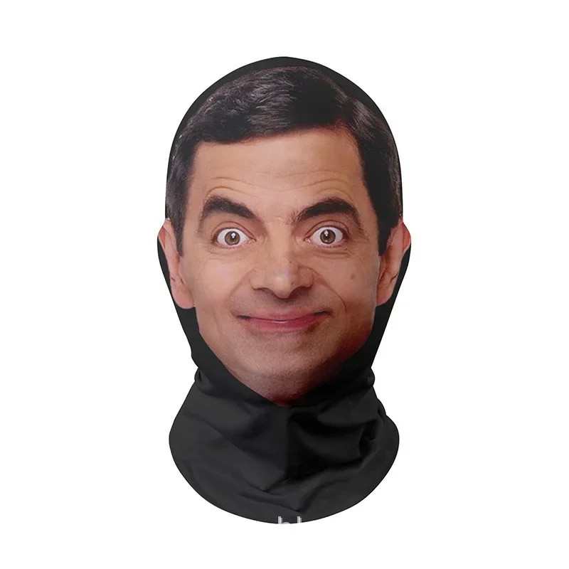 Realistic 3D Full Face Mask Cosplay Balaclava Halloween Headgear
