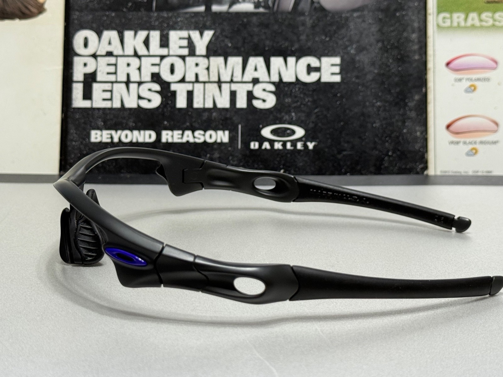 Oakley Radar Path Infinite Hero CARBON frame w/ Purple Icons – SKU# 24-275 132mm