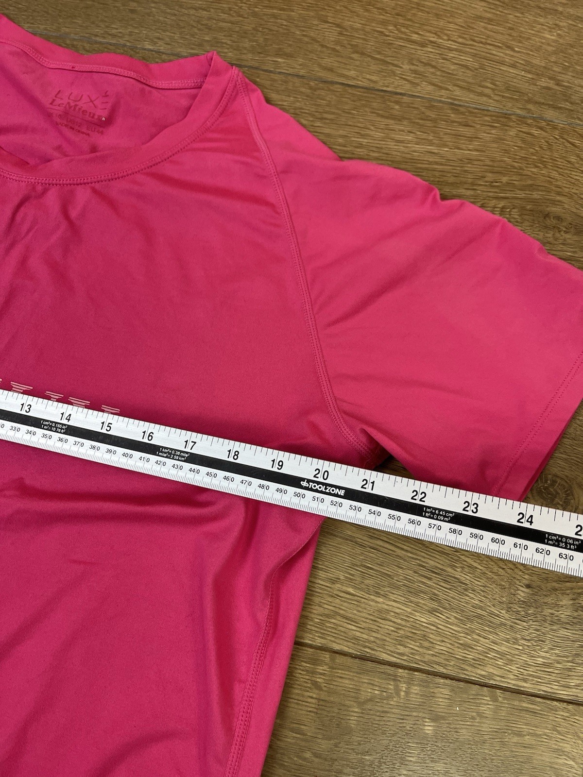 Lemieux Active Top Women’s Size UK 16 Pink Graphic Print Polyester Spandex