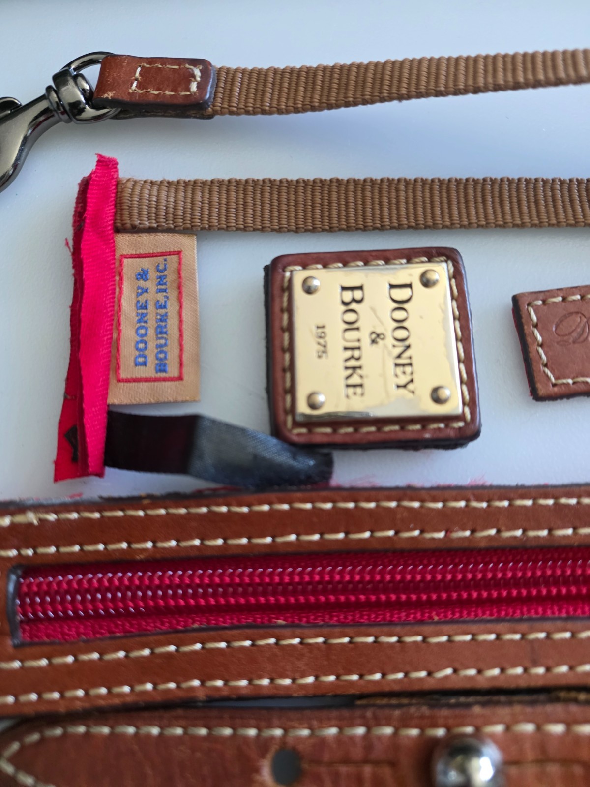 Dooney & Bourke Authentic Replacement Parts Hardware Zipper Logo Lot Pre-Owned