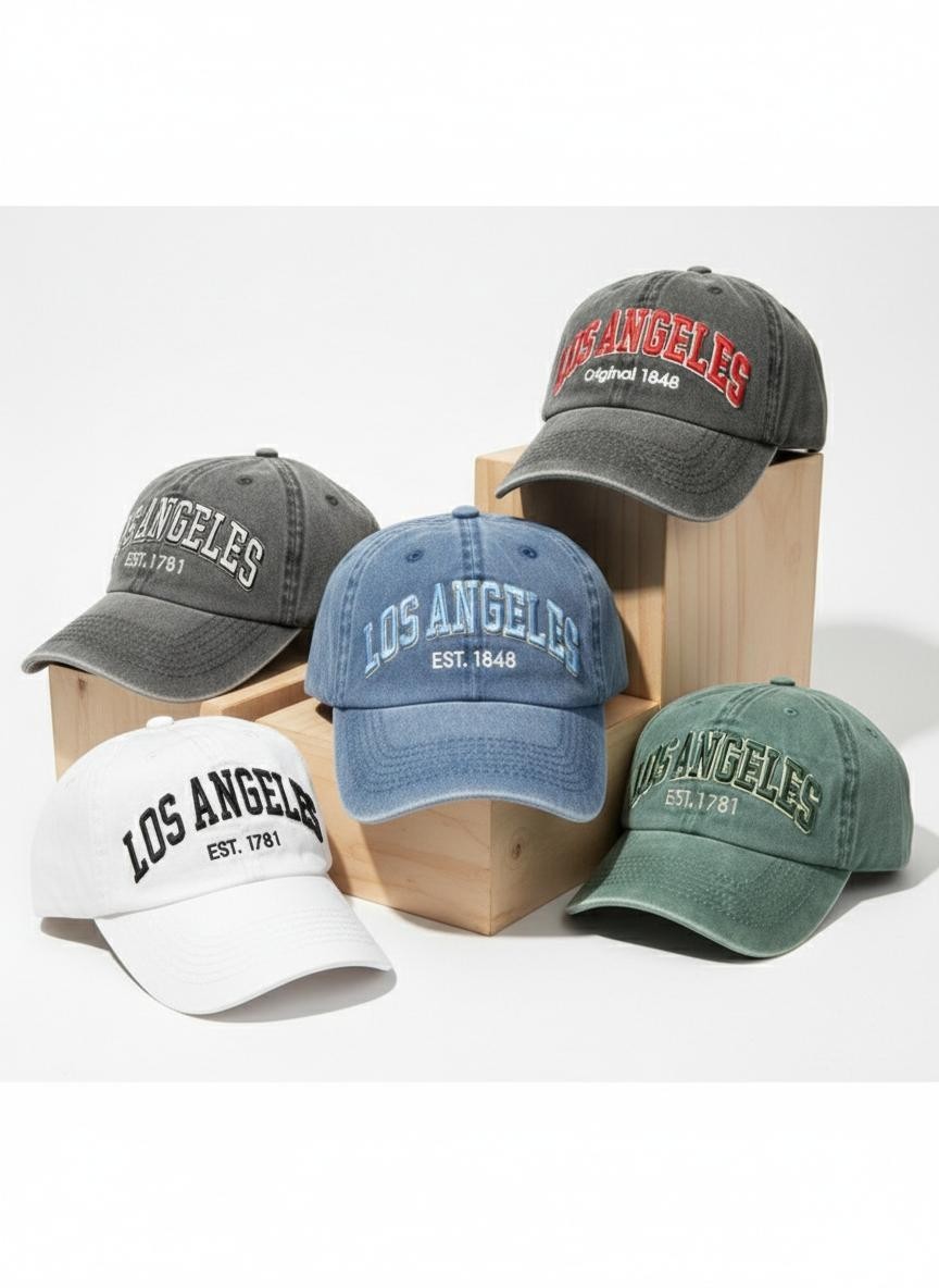 Los Angele Est 1781 Baseball Cap 3D Embroidered Robin Ruth Unisex Adult Hat