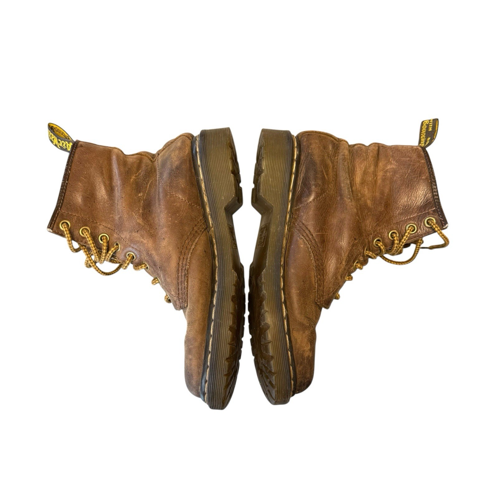 Dr Martens Womens Distressed Brown Leather Boots Size 7? (SEE DESCRIPTION)