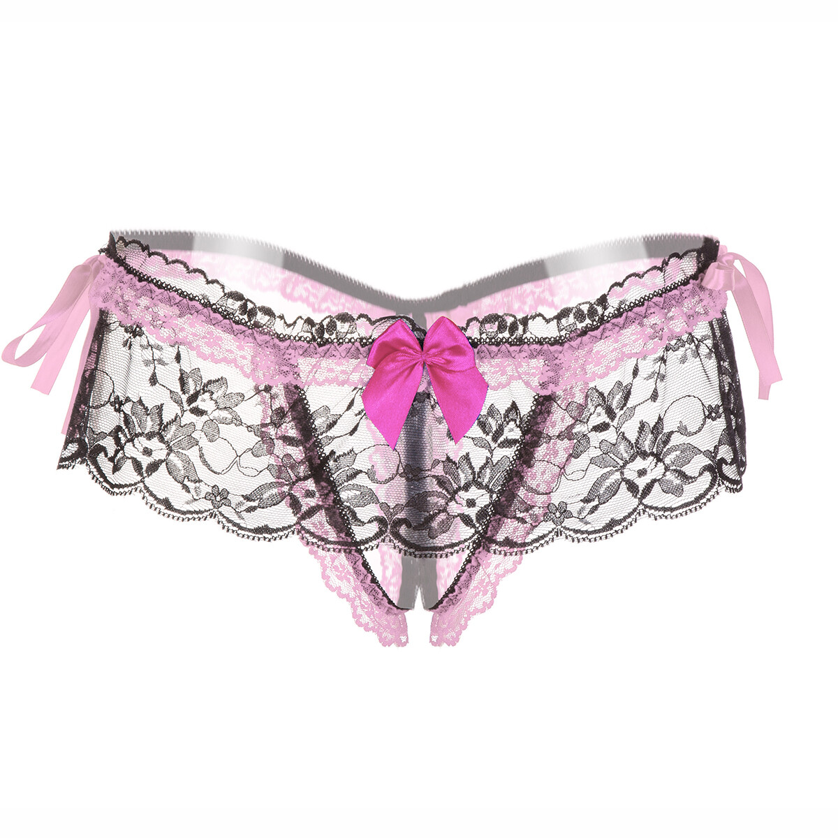 ☆USA☆ Sexy Women Lace Thong G-string Panties Lingerie Underwear Crotchles T-back