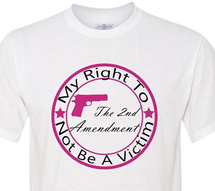 My Right to Not be A Victim – Patriotic – 2nd Amendment – USA – Ladies – Unisex