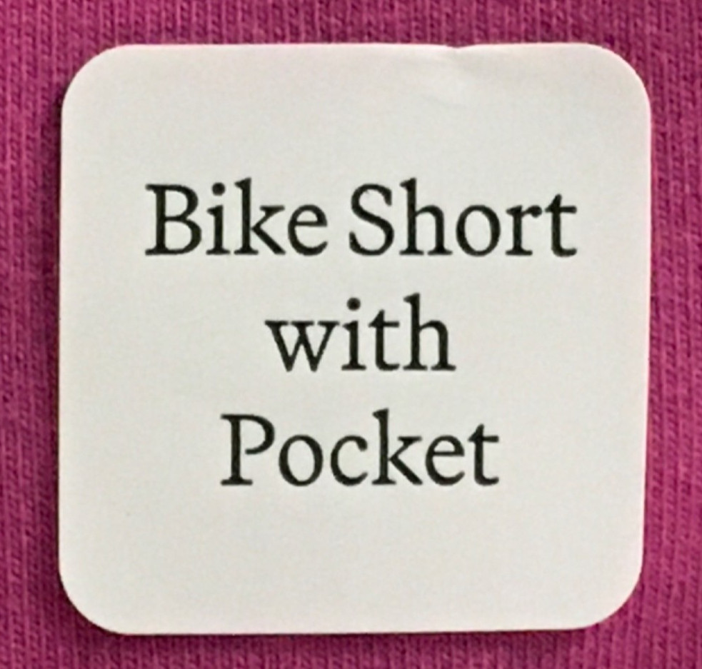 Terra and Sky Bike Shorts Women Size 1X Pink High Rise Pockets 9 in Inseam New
