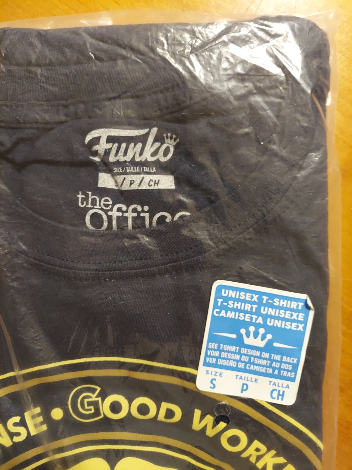 Funko Pop! Tees Tee T-Shirt Adult Unisex Small S The Office Dunder Mifflin FACT