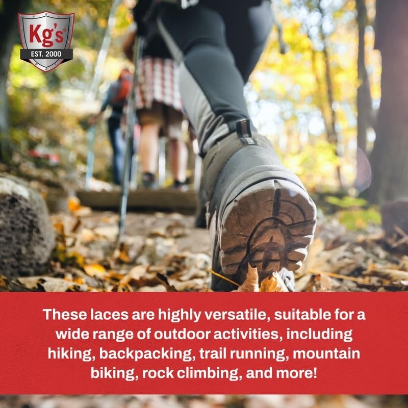 Kg’s Braided Nylon Heavy Duty Boot Laces – Durable Shoe Laces Made from Braid…