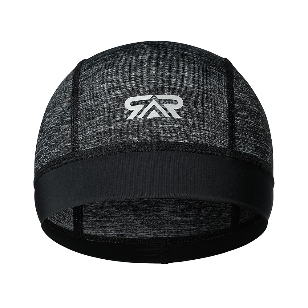 Gray Caps Sweat Wicking Skull Caps Cooling Helmet Liner Beanie Hats for Cycling