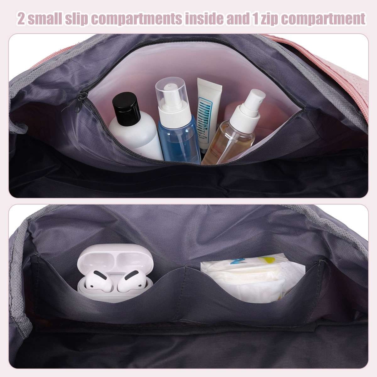 Travel Tote Bag for Women, Weekender Carry-on Tote, Large Duffel Bag Gym Bag US