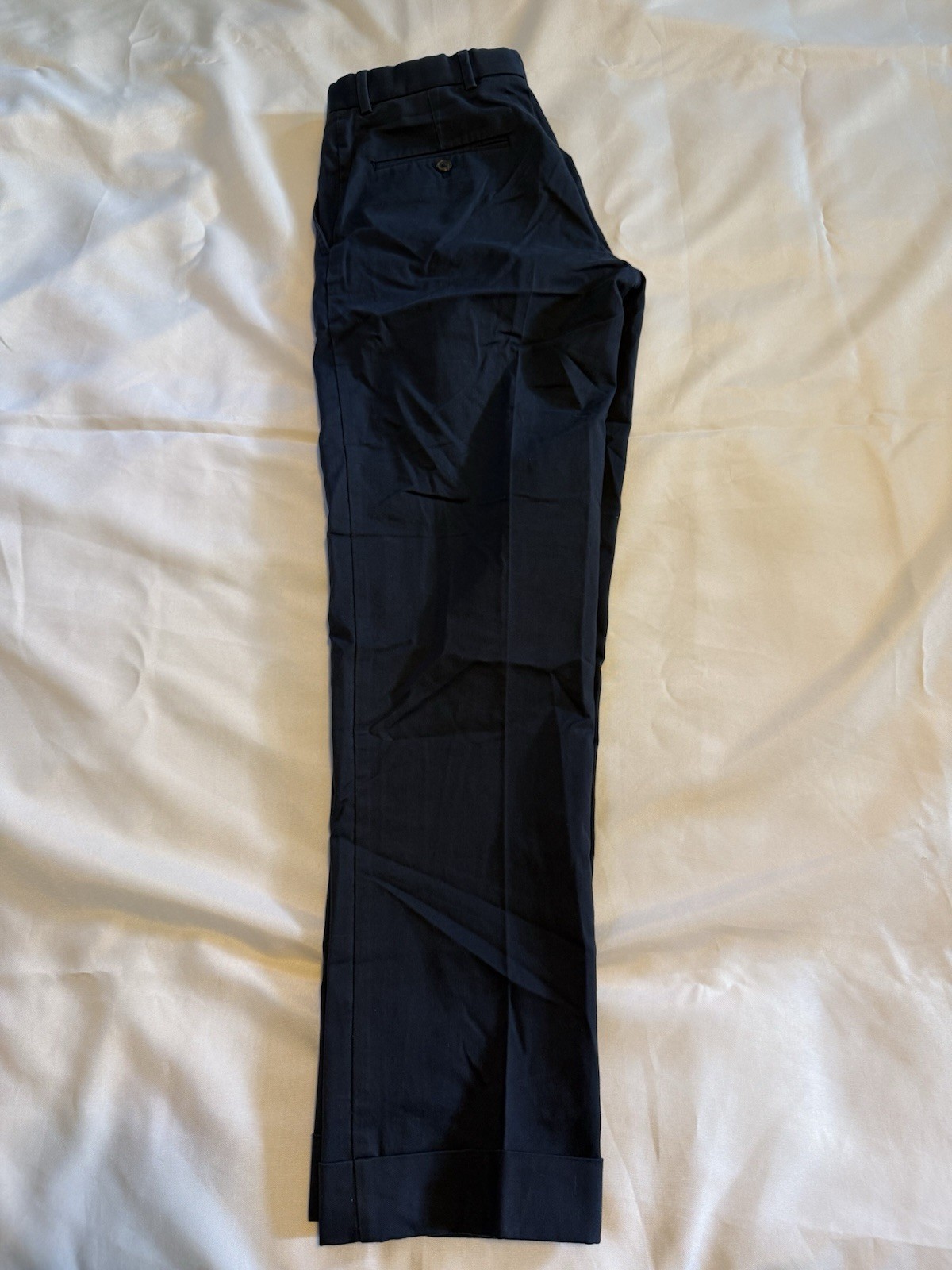 Polo Ralph Lauren Men’s Navy Blue Stretch Twill Dress Pants Cuffed NWOT Multi