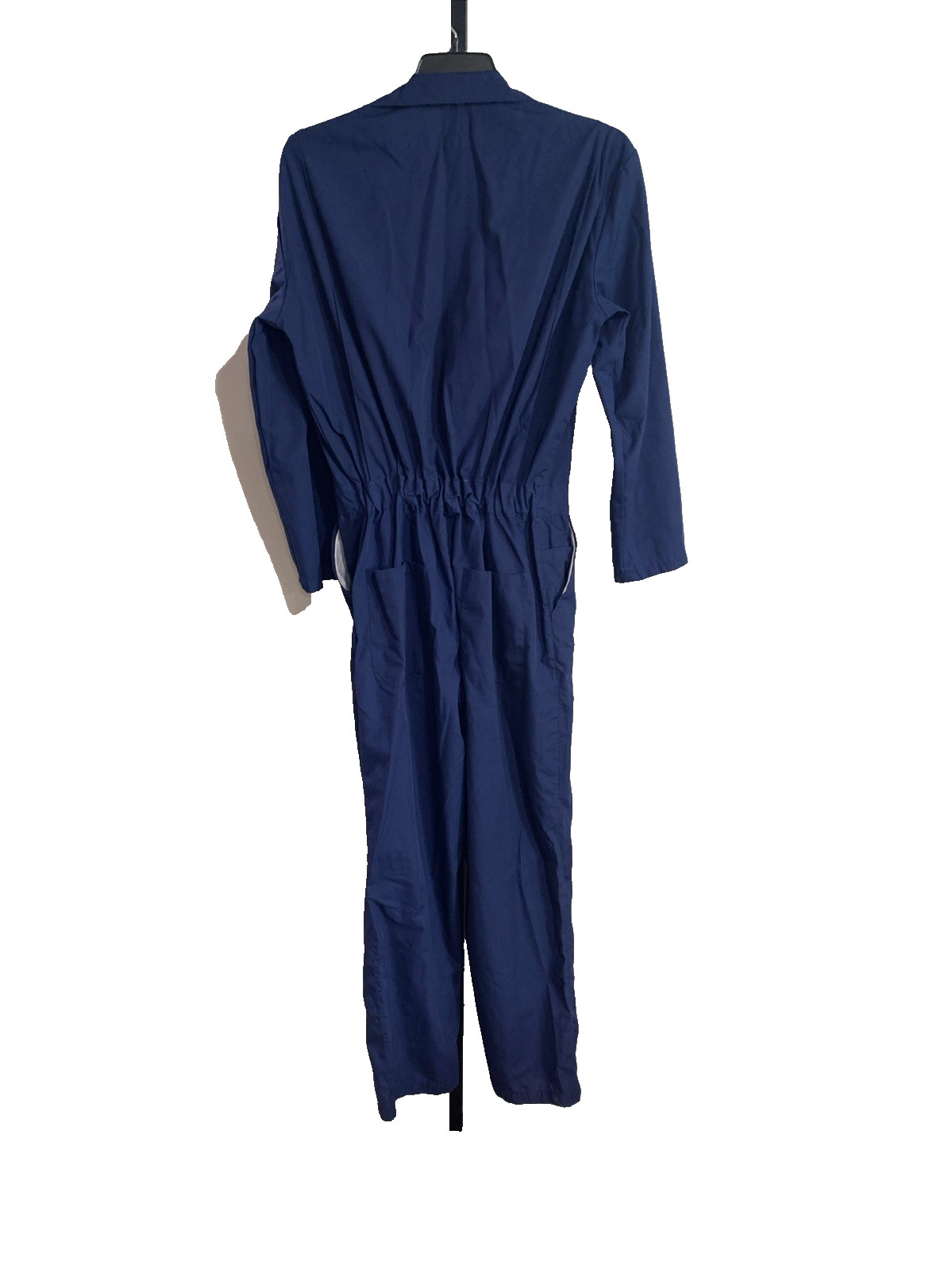Toptie mens coveralls uniform suit NAVY mechanic work pants shirt LARGE EUC A4